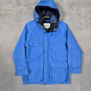 Woolrich Blue Hooded Women's Parka Jacket